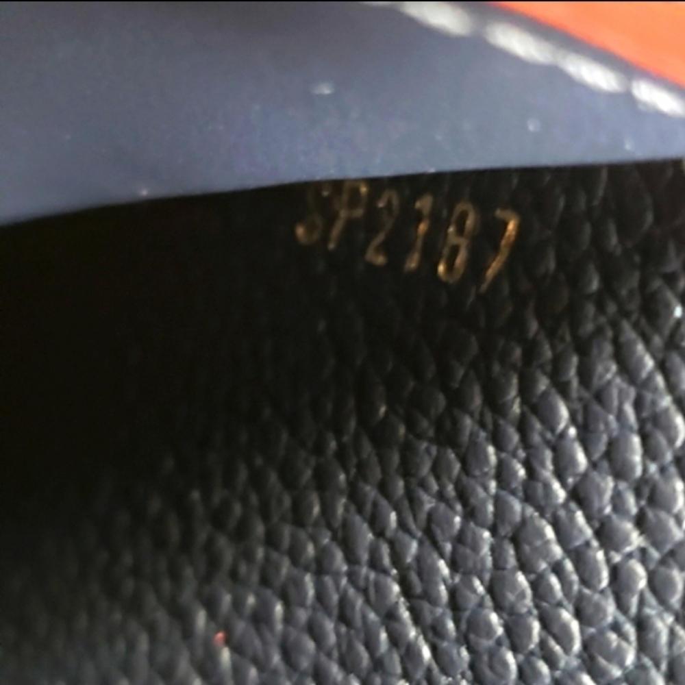 Louis Vuitton Empreinte VTote MM And Matching Victorine Wallet Marine Rouge - Picture 13 of 15